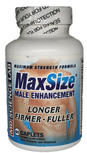 Max Size Male Sexual Enhancement Pill 60ct Bottle Enhanceme 